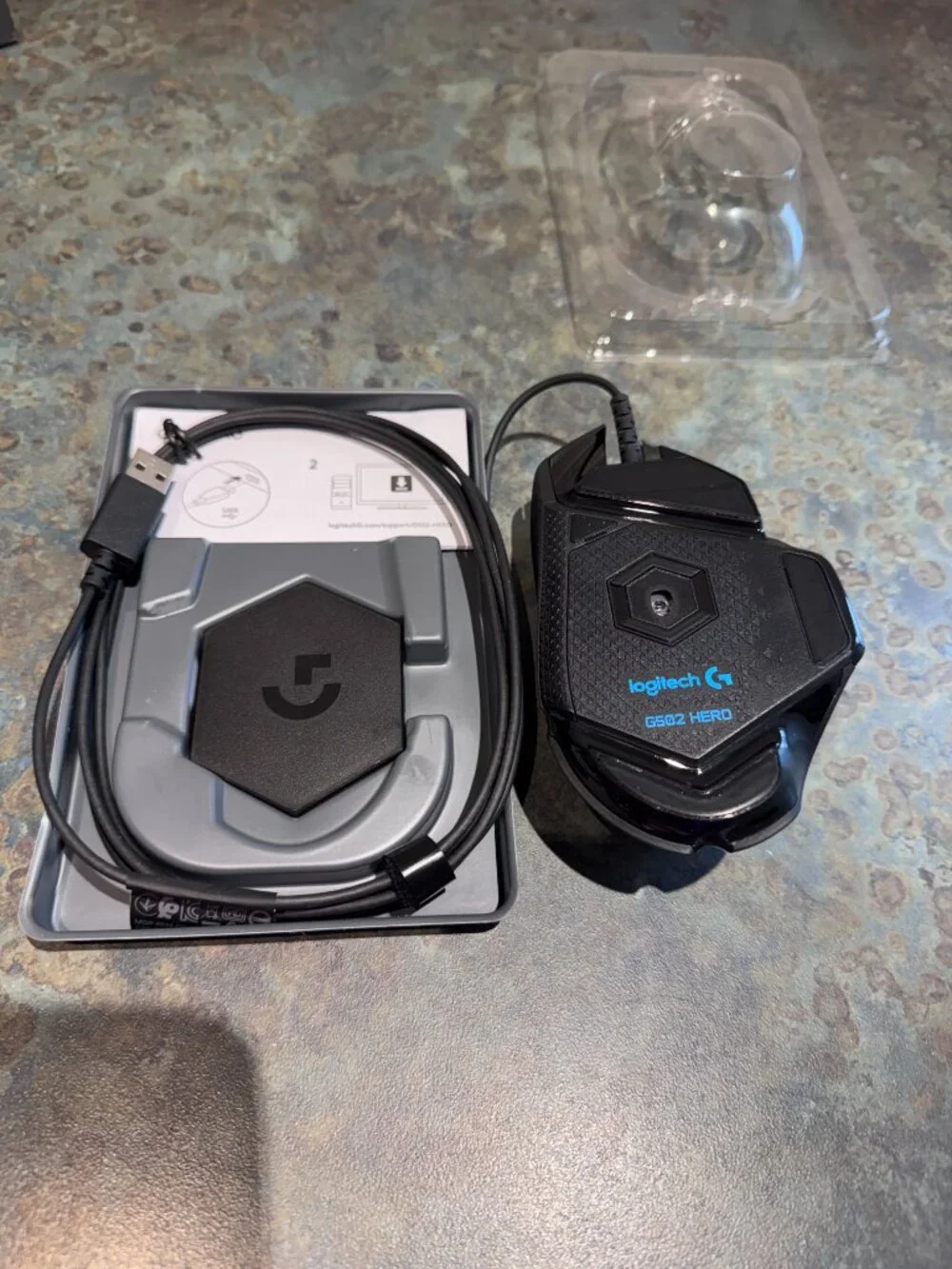 Logitech G502 Hero Wired Gaming Mouse - Black